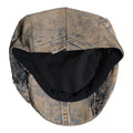 Dolce & Gabbana Brown Cotton Denim Newsboy Capello Cabbie Hat Dolce & Gabbana