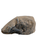 Dolce & Gabbana Brown Cotton Denim Newsboy Capello Cabbie Hat Dolce & Gabbana