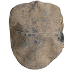 Dolce & Gabbana Brown Cotton Denim Newsboy Capello Cabbie Hat Dolce & Gabbana