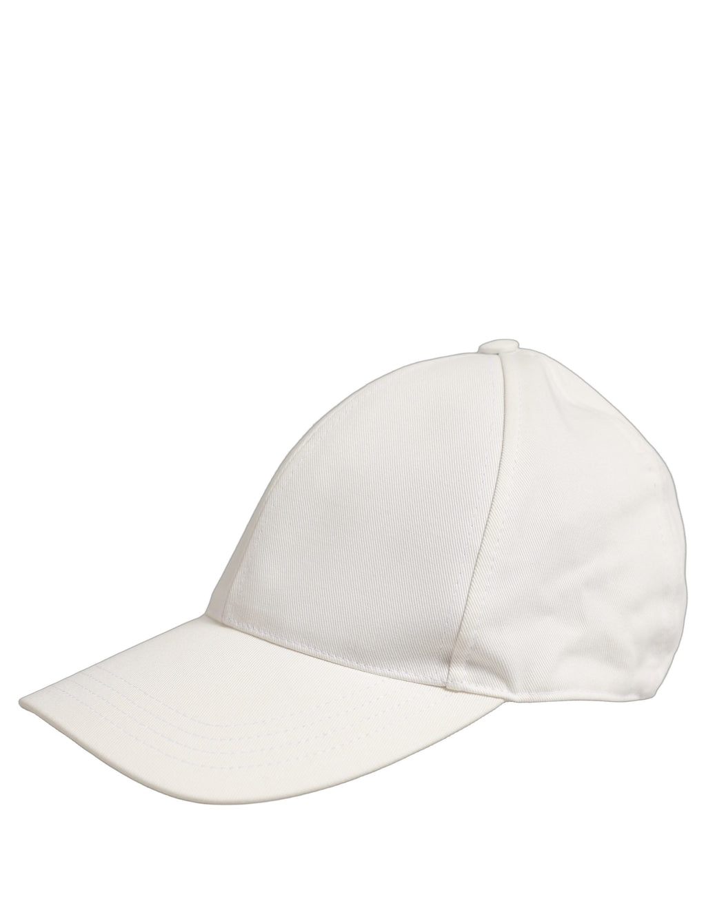 Dolce & Gabbana Men White Cotton Baseball Capello 6 Panels Hat Dolce & Gabbana