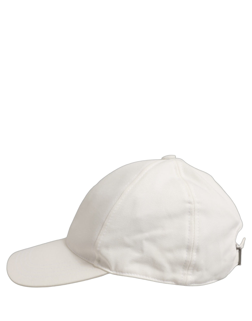 Dolce & Gabbana Men White Cotton Baseball Capello 6 Panels Hat Dolce & Gabbana