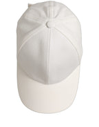 Dolce & Gabbana Men White Cotton Baseball Capello 6 Panels Hat Dolce & Gabbana