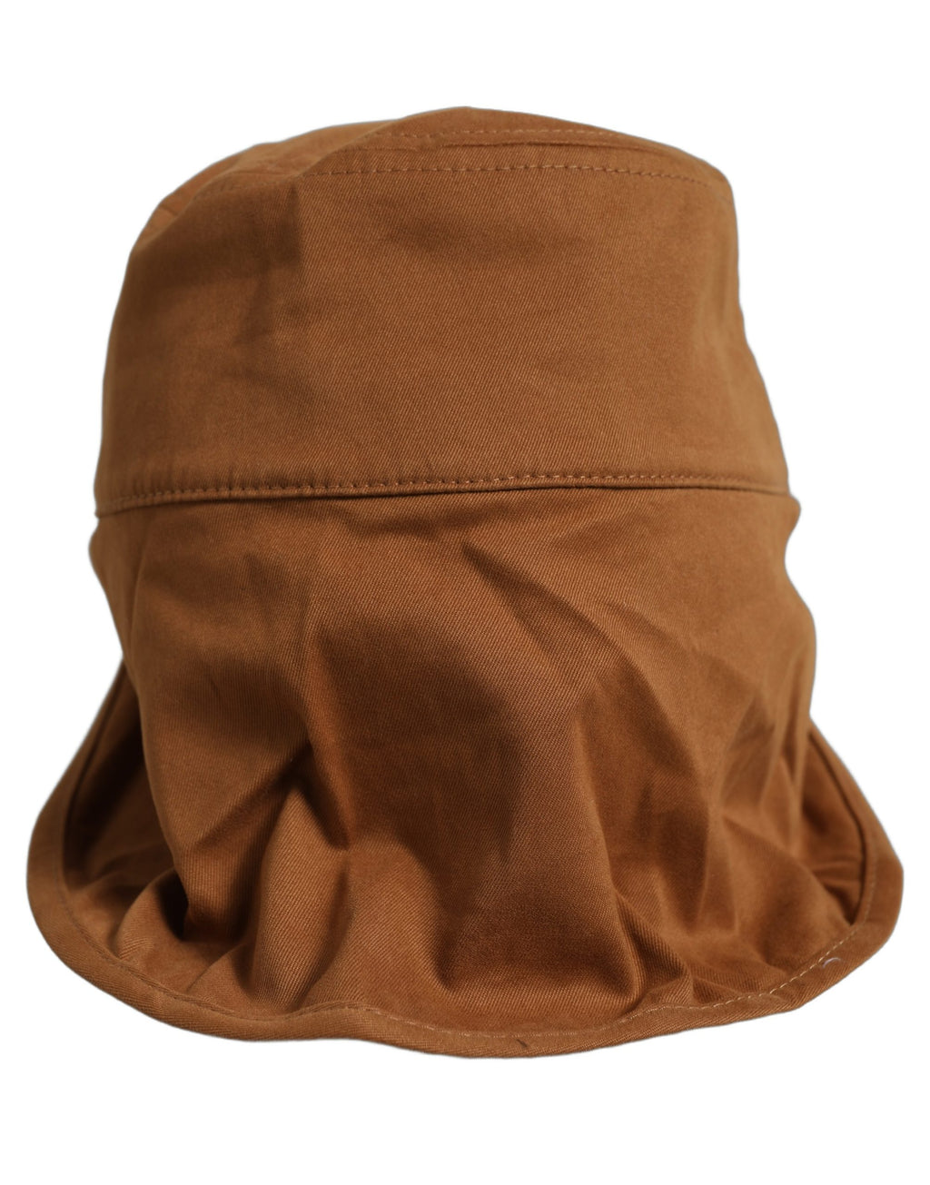 Dolce & Gabbana Men Brown Cotton Double Brim Baseball Cap Hat Dolce & Gabbana
