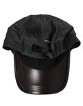 Dolce & Gabbana Men Dark Gray Herringbone Baseball Cap Hat Dolce & Gabbana