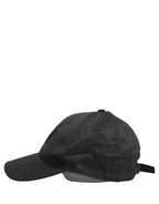 Dolce & Gabbana Men Dark Gray Herringbone Baseball Cap Hat Dolce & Gabbana
