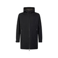 Herno Black Polyester Coat Herno