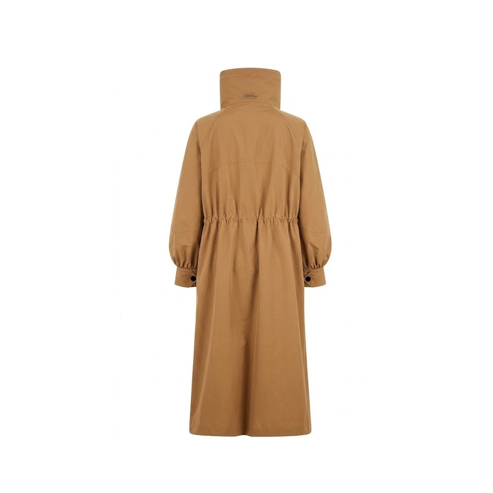 Herno Brown Polyester Coat Herno