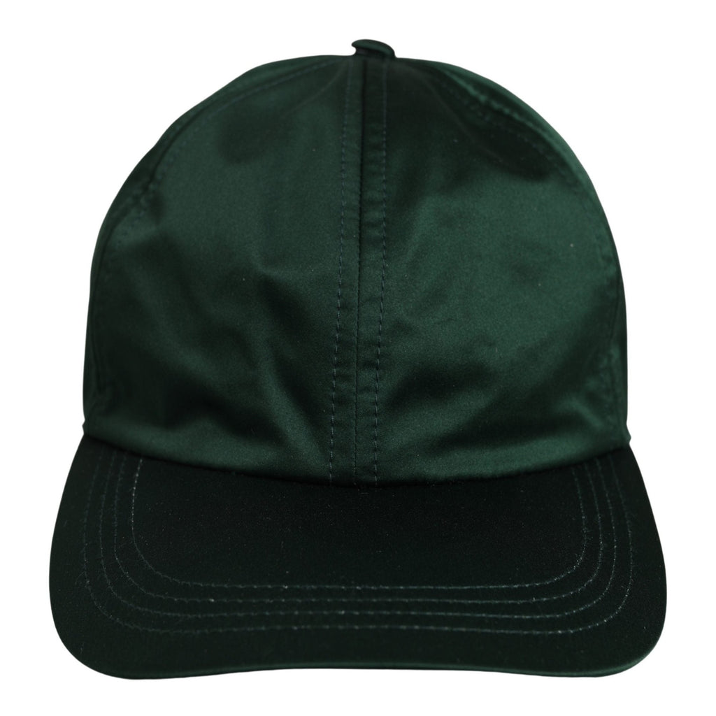 Dolce & Gabbana Men Deep Green Cotton Baseball Cap 6 Panels Hat Dolce & Gabbana
