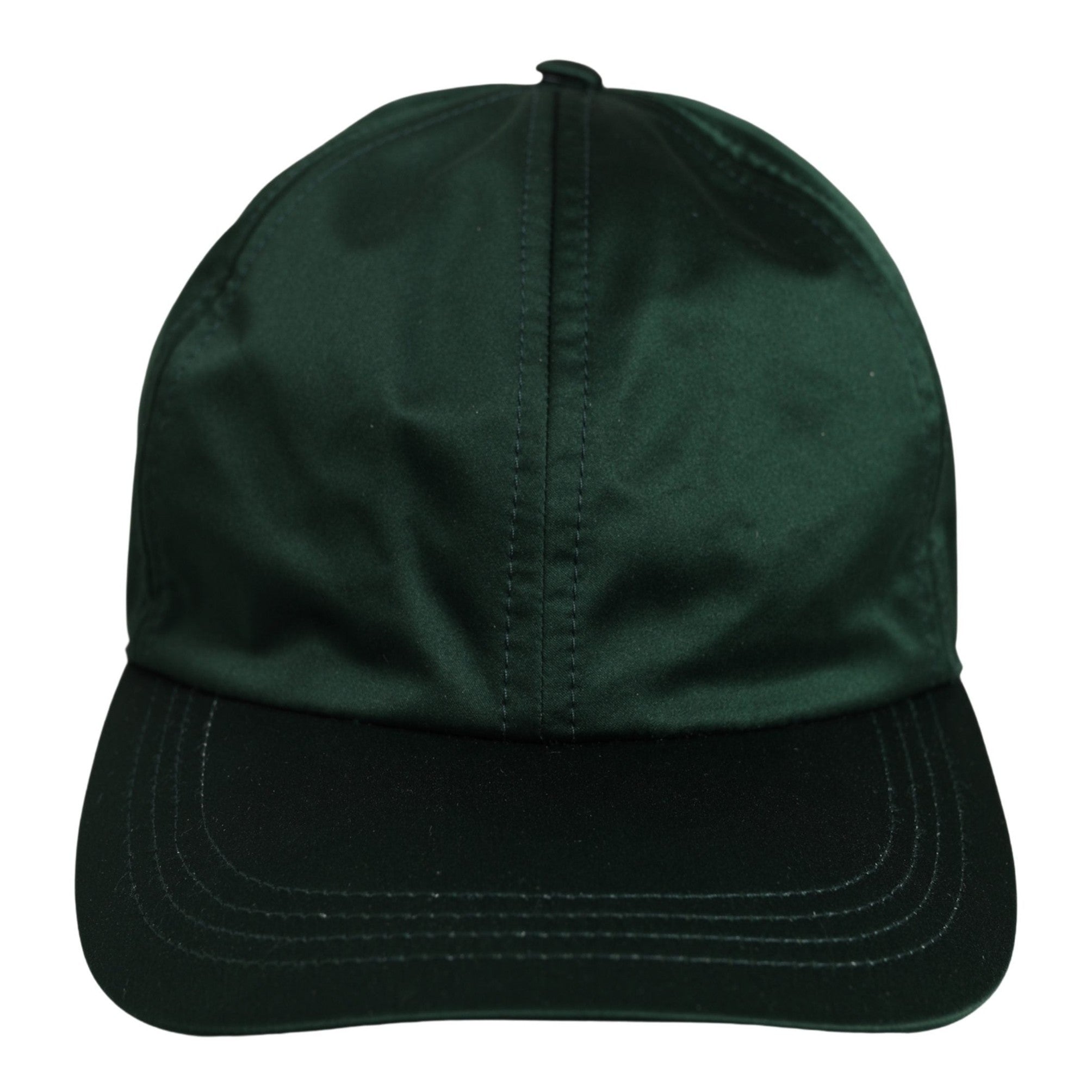 Dolce & Gabbana Men Deep Green Cotton Baseball Cap 6 Panels Hat Dolce & Gabbana
