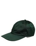 Dolce & Gabbana men's deep green cotton baseball cap with six panels, stylish and comfortable for casual wear.