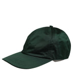Dolce & Gabbana Men Deep Green Cotton Baseball Cap 6 Panels Hat Dolce & Gabbana
