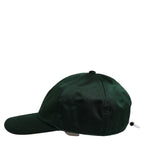 Dolce & Gabbana Men Deep Green Cotton Baseball Cap 6 Panels Hat Dolce & Gabbana