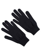 Dolce & Gabbana Men Dark Blue Cashmere Knitted Winter Gloves