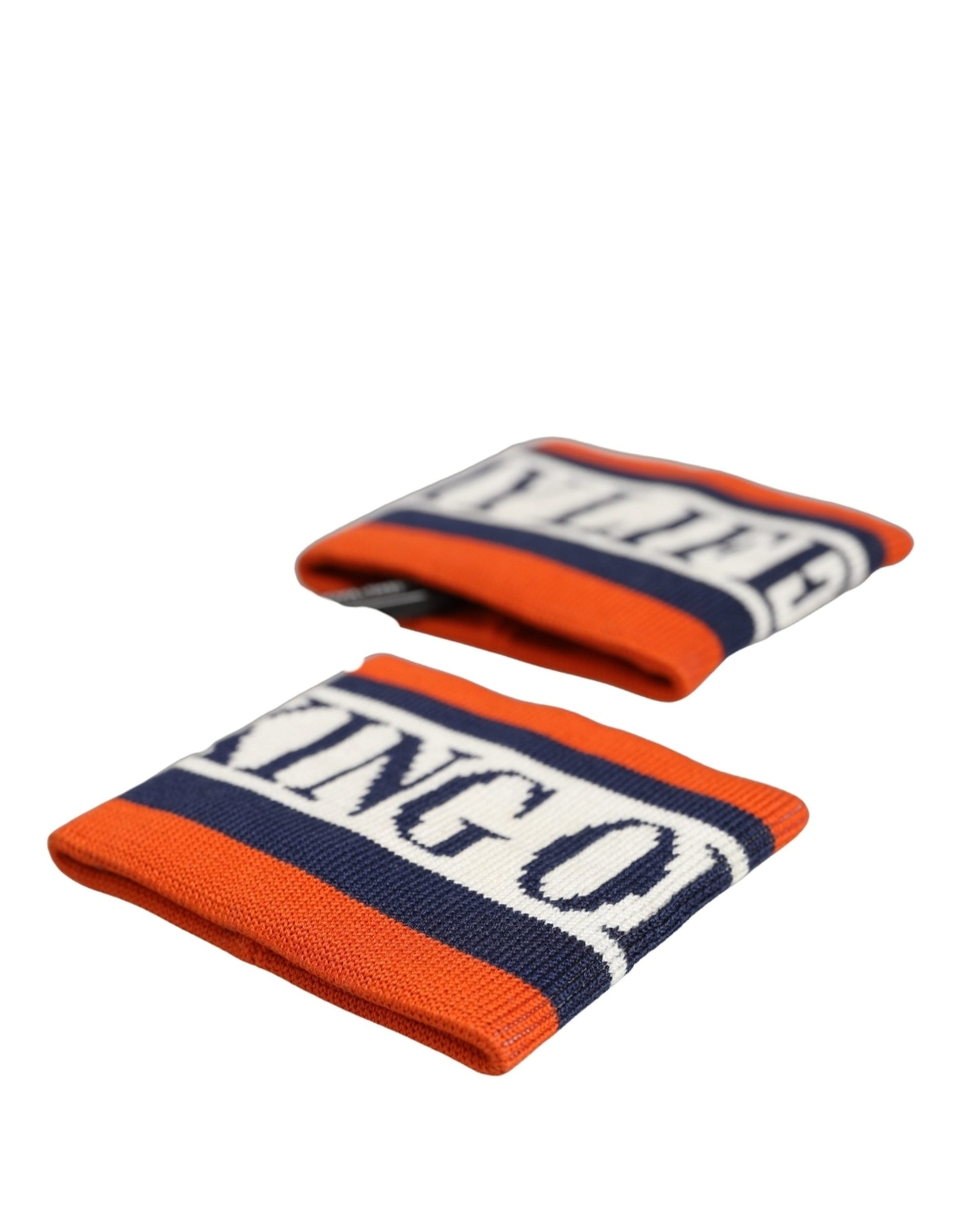 Dolce & Gabbana Set Multicolor Striped Cotton "King Of My Life" Wristband Dolce & Gabbana