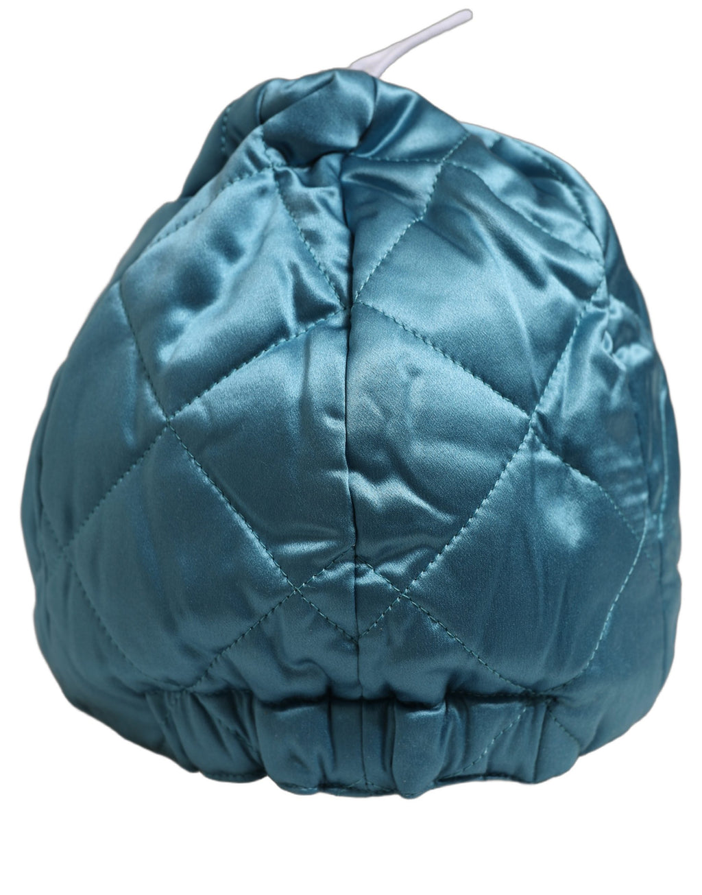 Dolce & Gabbana Men Teal Polyester Quilted Baseball Cap Hat Dolce & Gabbana