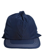 Dolce & Gabbana Men Navy Blue Polyester Baseball Capello Hat Dolce & Gabbana