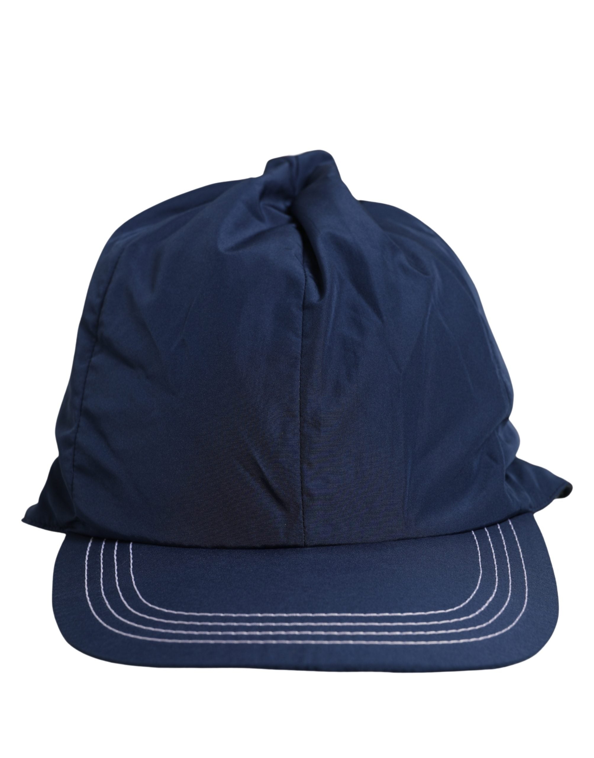 Dolce & Gabbana Men Navy Blue Polyester Baseball Capello Hat Dolce & Gabbana
