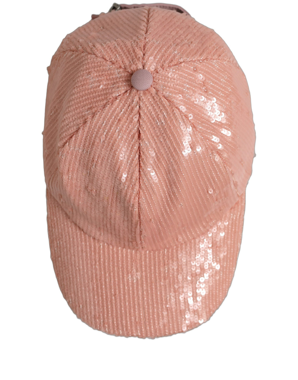 Dolce & Gabbana Men Pink Cotton Sequin Baseball Cap 6 Panels Hat Dolce & Gabbana