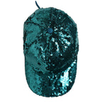 Dolce & Gabbana Men Green Cotton Sequin Baseball Cap 6 Panels Hat Dolce & Gabbana