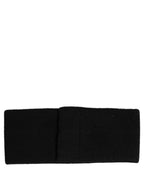 Dolce & Gabbana Men Black Cashmere Logo Plaque Head Band One Size Hat Dolce & Gabbana