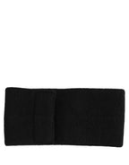 Dolce & Gabbana Men Black Cashmere Knitted Logo Head Band One Size Dolce & Gabbana