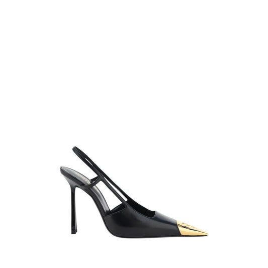 Saint Laurent Black Lamb Ovis Aries Aries High Heel Pumps Saint Laurent