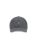 Brunello Cucinelli Gray Wool Oves Aries Cap Baseball Hat Brunello Cucinelli