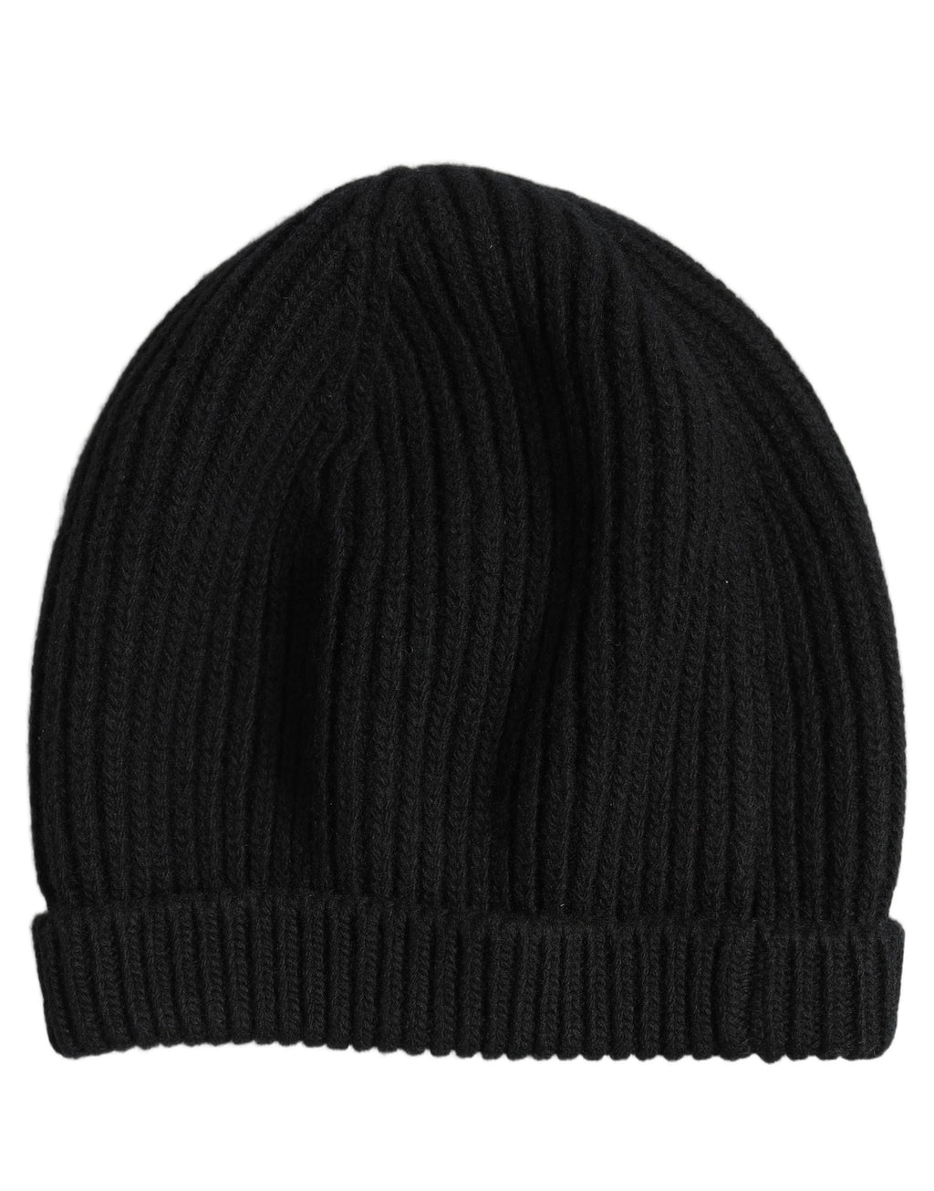 Dolce & Gabbana Men Black Wool Knitted Winter Beanie Capello One Hat Dolce & Gabbana