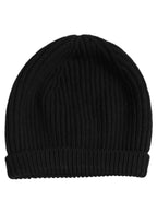 Dolce & Gabbana Men Black Wool Knitted Winter Beanie Capello One Hat Dolce & Gabbana