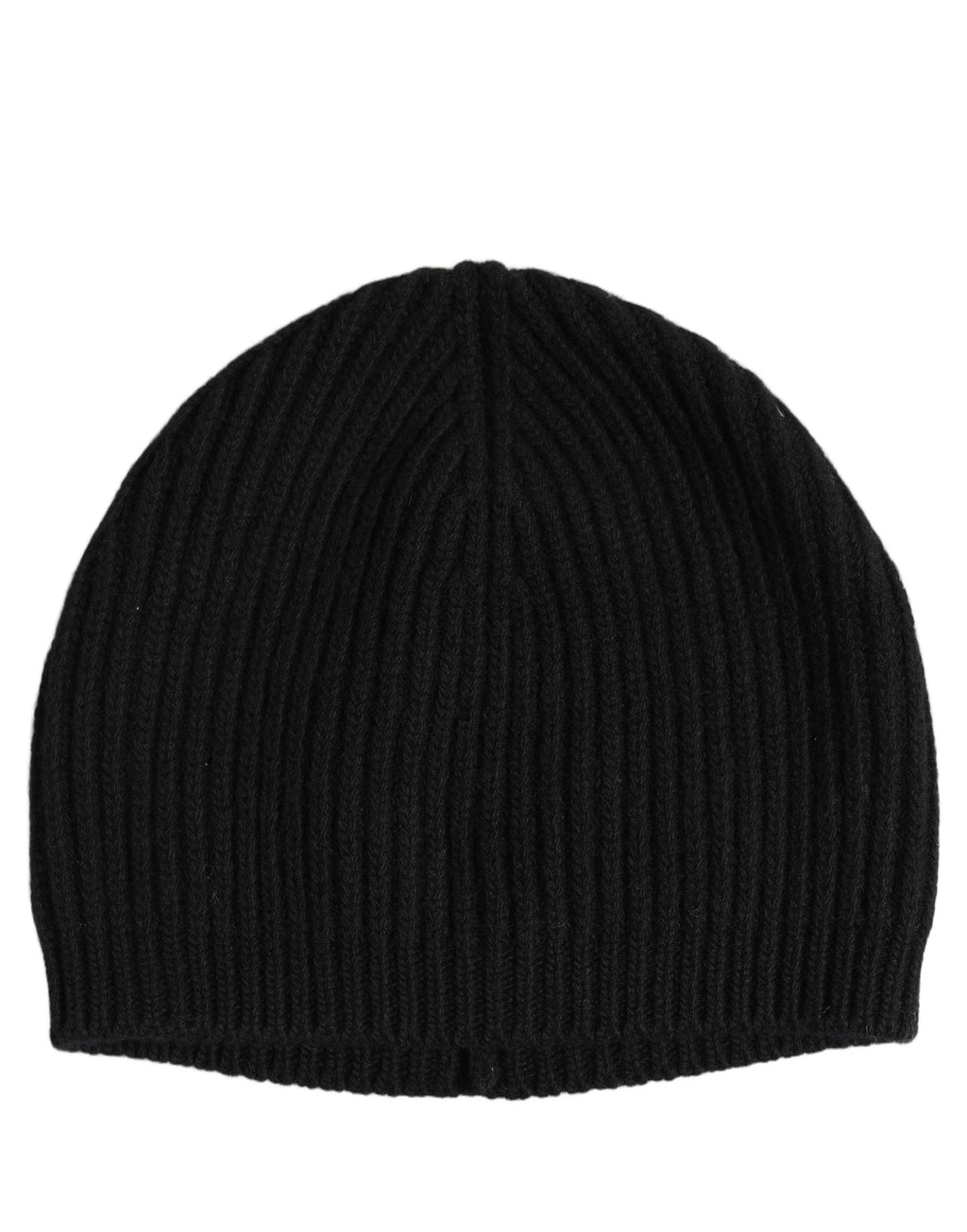 Dolce & Gabbana Men Black Wool Knitted Winter Beanie Capello One Size Hat Dolce & Gabbana