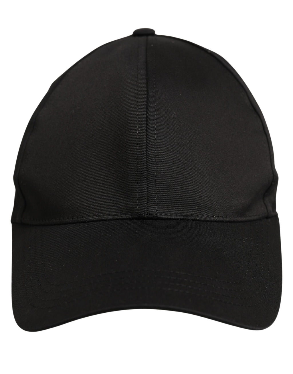 Dolce & Gabbana Men Black Cotton Baseball Cap 6 Panels Hat Dolce & Gabbana
