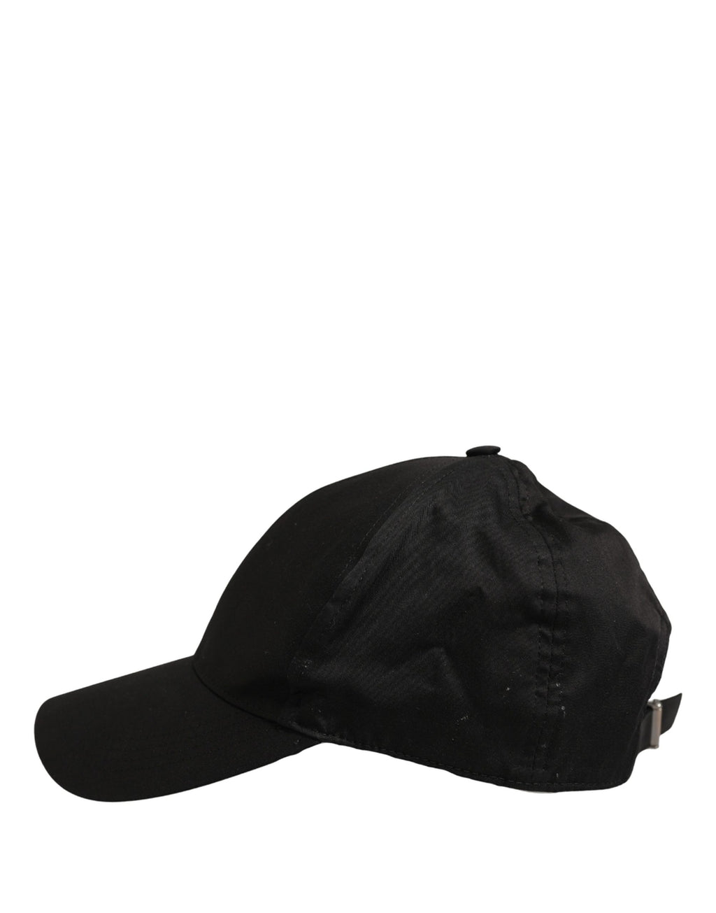 Dolce & Gabbana Men Black Cotton Baseball Cap 6 Panels Hat Dolce & Gabbana