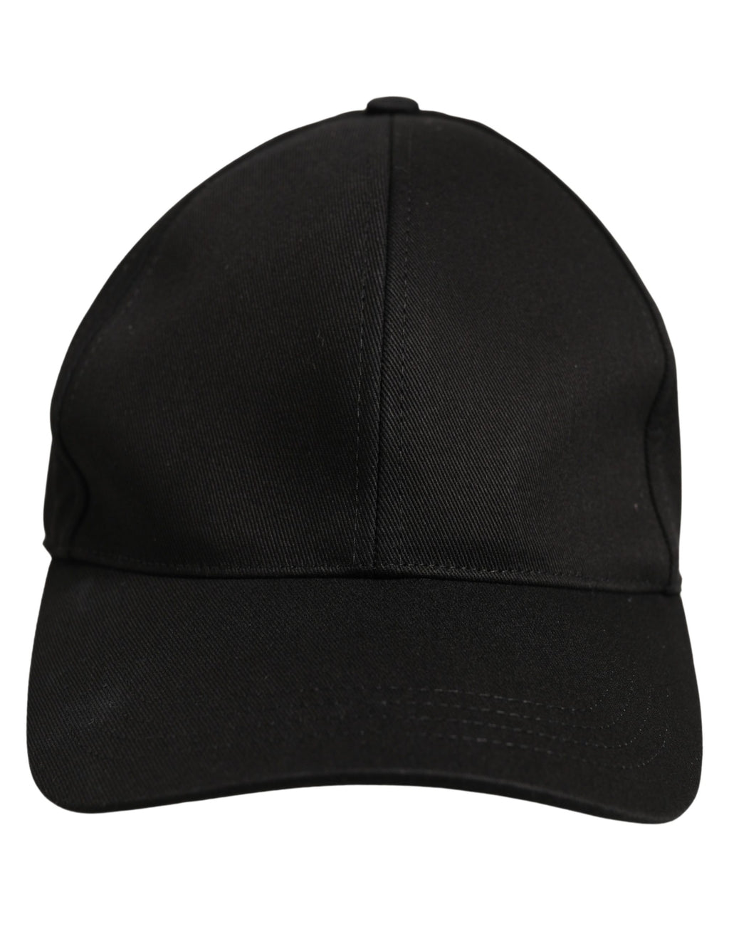 Dolce & Gabbana Men Black Cotton Baseball Capello 6 Panels Hat Dolce & Gabbana