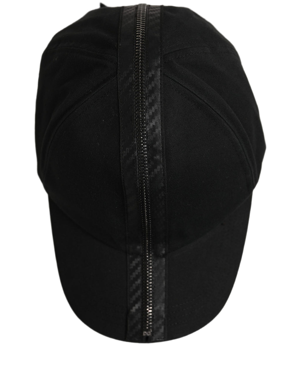 Dolce & Gabbana Men Black Cotton Baseball Cap 6 Panels Hat Dolce & Gabbana