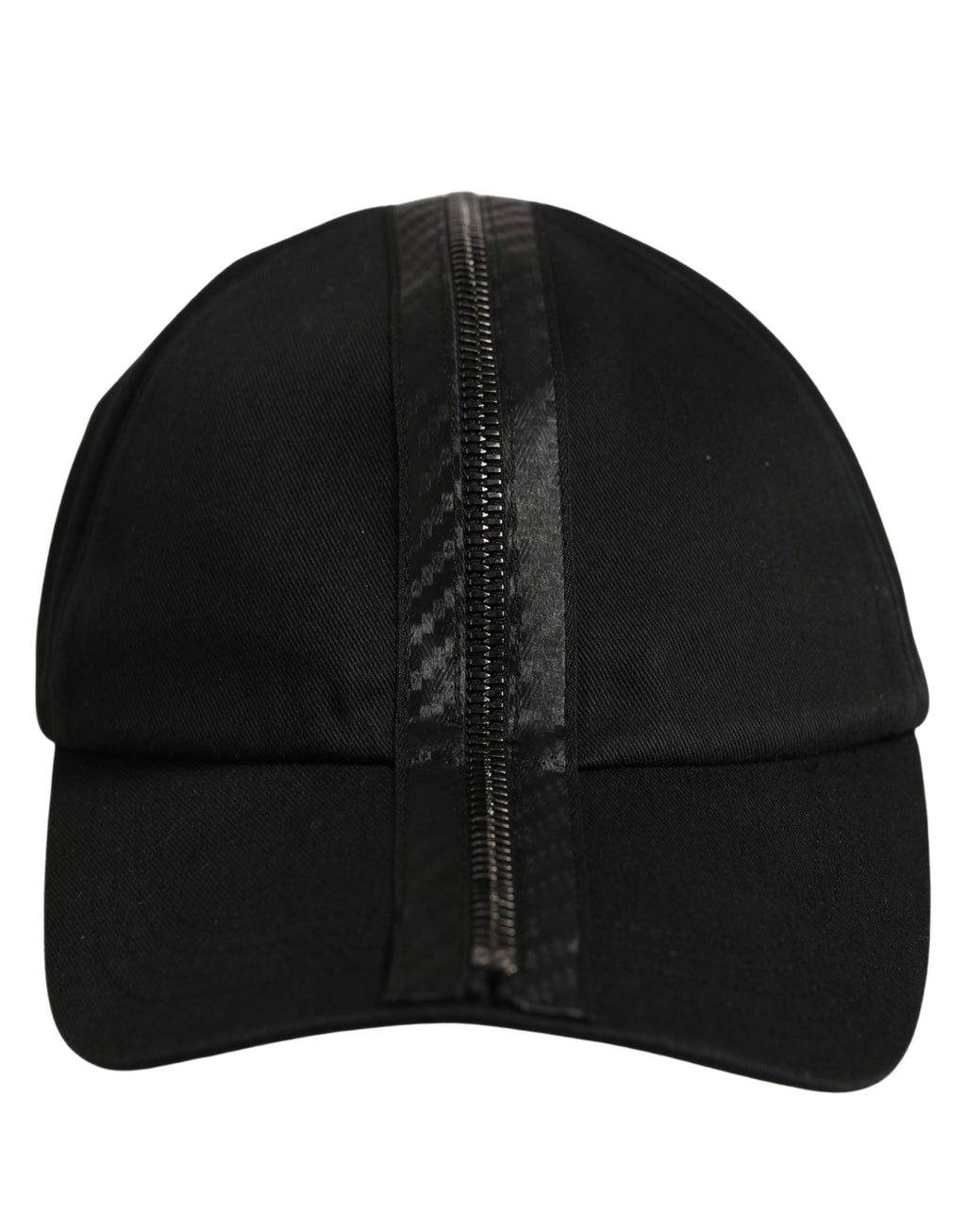Dolce & Gabbana Men Black Cotton Baseball Cap 6 Panels Hat Dolce & Gabbana