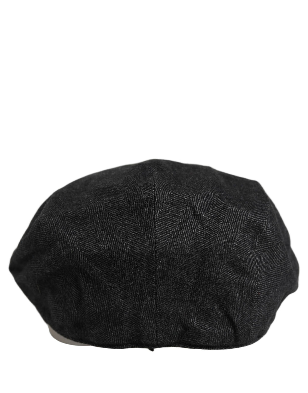 Dolce & Gabbana Men Black Cotton Flat Cloth Newsboy Cap Hat Dolce & Gabbana