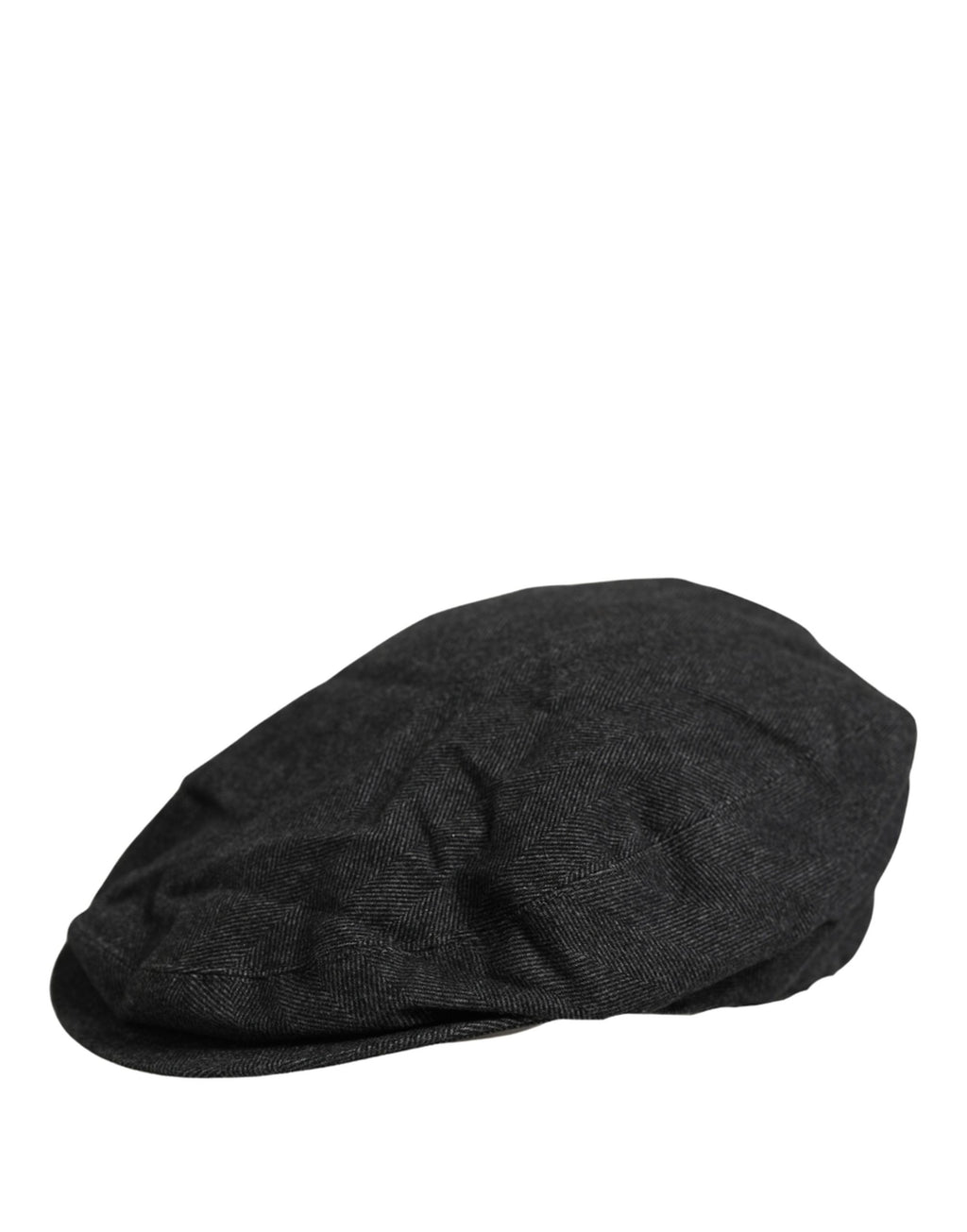 Dolce & Gabbana Men Black Cotton Flat Cloth Newsboy Cap Hat Dolce & Gabbana