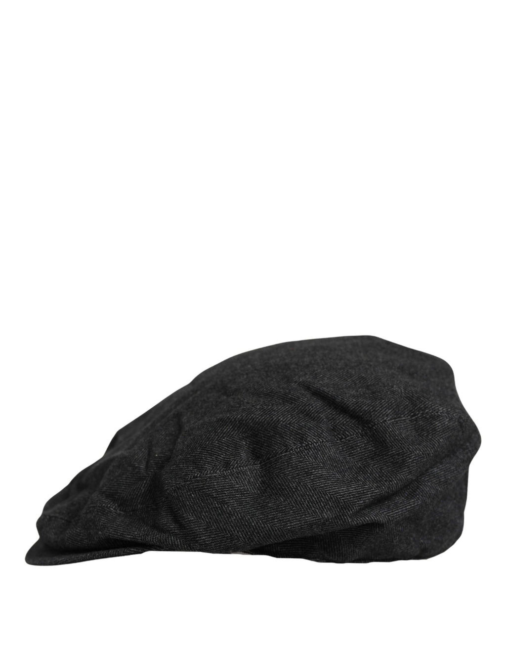Dolce & Gabbana Men Black Cotton Flat Cloth Newsboy Cap Hat Dolce & Gabbana
