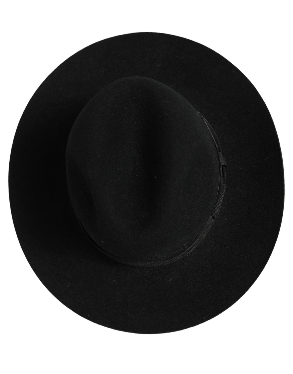Dolce & Gabbana Men Black Classic Wide Brim Fedora Capello Hat Dolce & Gabbana
