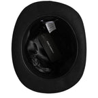 Dolce & Gabbana Men Black Rabbit Fur Felt Bowler Capello Hat Dolce & Gabbana