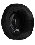 Dolce & Gabbana Men Black Classic Wide Brim Fedora Capello Hat Dolce & Gabbana