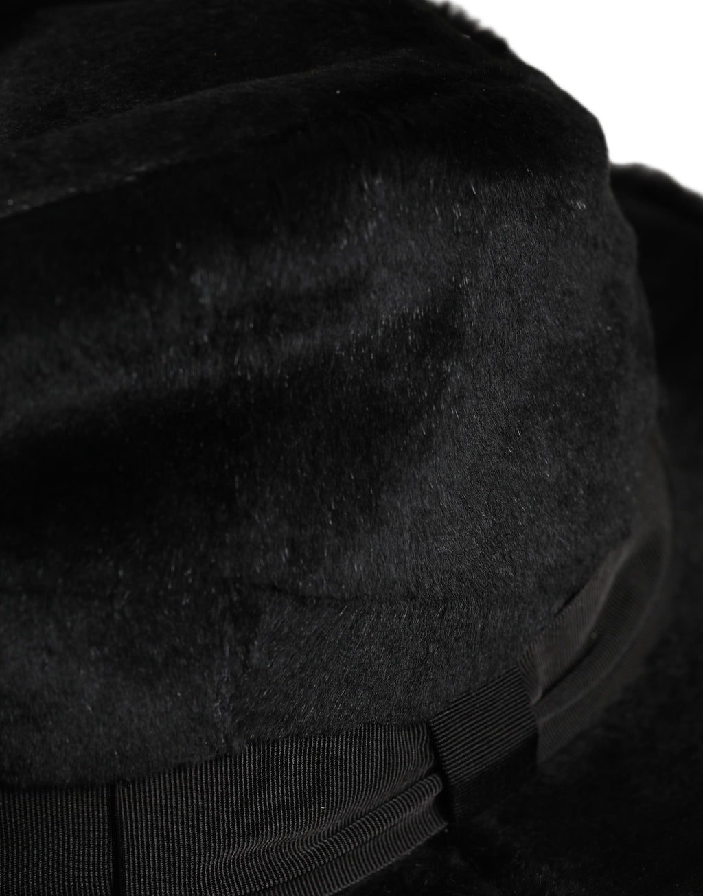 Dolce & Gabbana Men Black Classic Wide Brim Fedora Capello Hat Dolce & Gabbana