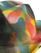 Dolce & Gabbana Men White Graffiti Wide Brim Fedora Capello Hat Dolce & Gabbana