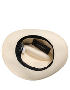 Dolce & Gabbana Men White Paper Straw Fedora Panama Capello Hat Dolce & Gabbana