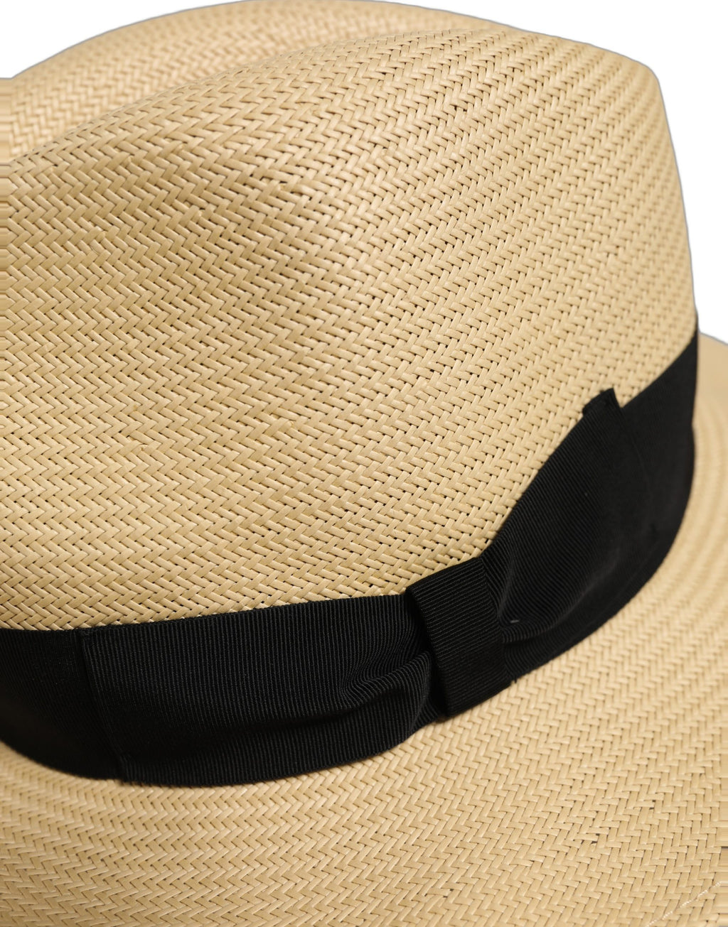 Dolce & Gabbana Men Beige Paper Straw Fedora Panama Capello Hat Dolce & Gabbana