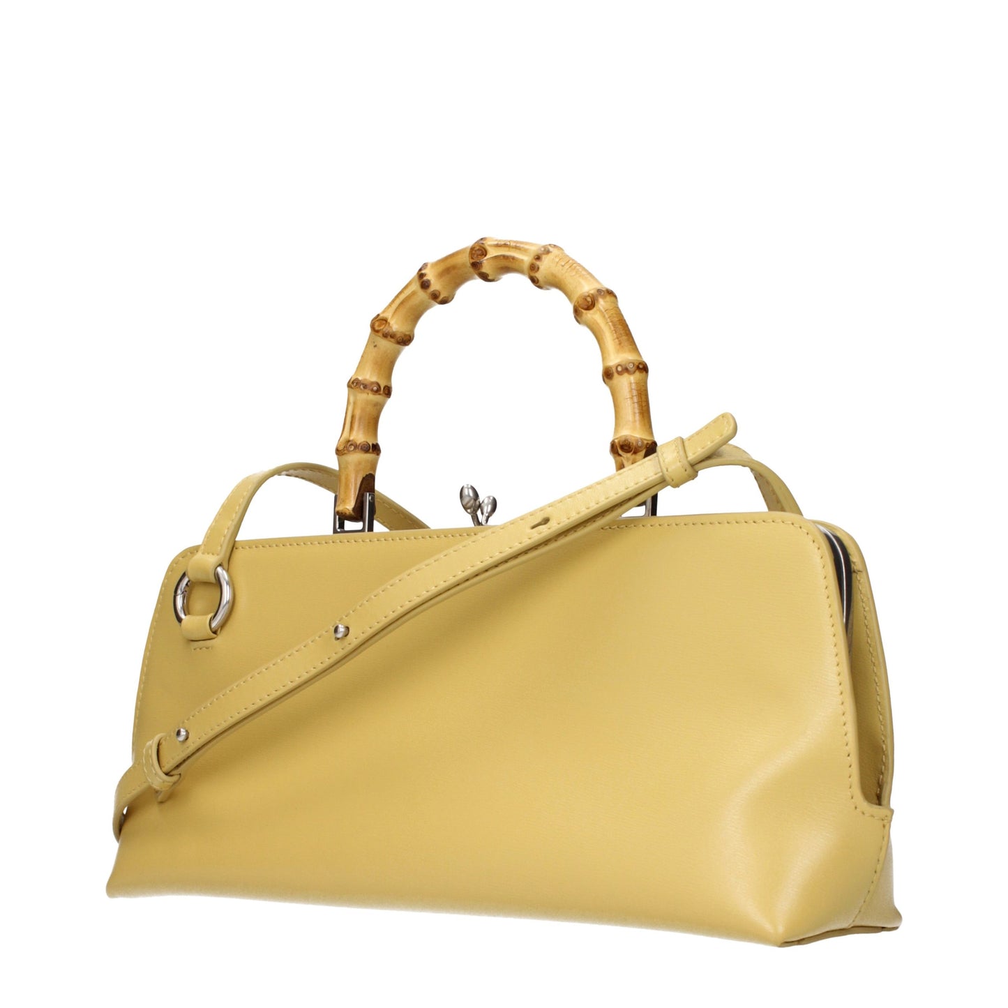 Jil Sander Yellow Leather Crossbody Bag Jil Sander