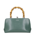Jil Sander Green Leather Handbag Jil Sander