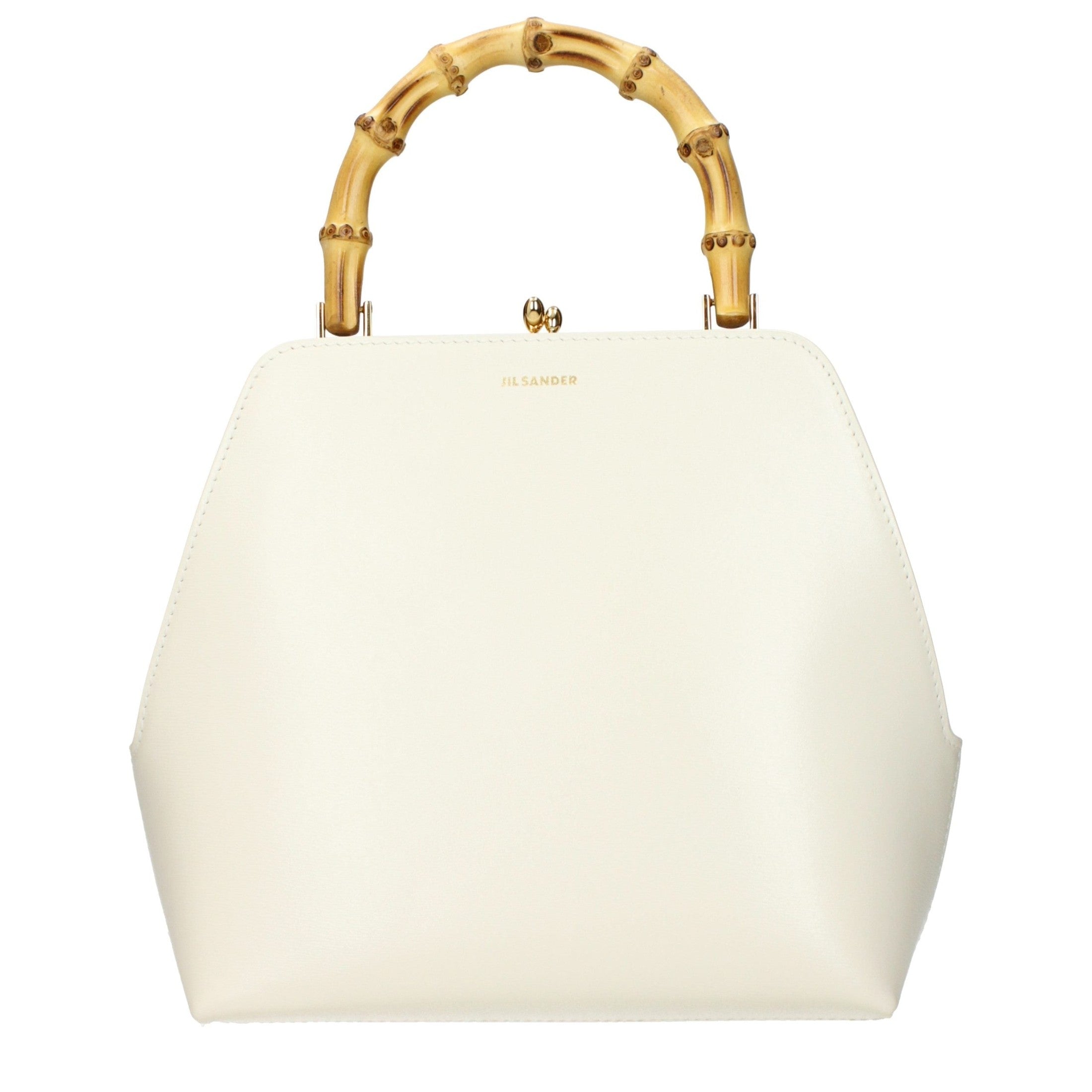Jil Sander Beige Leather Handbag Jil Sander