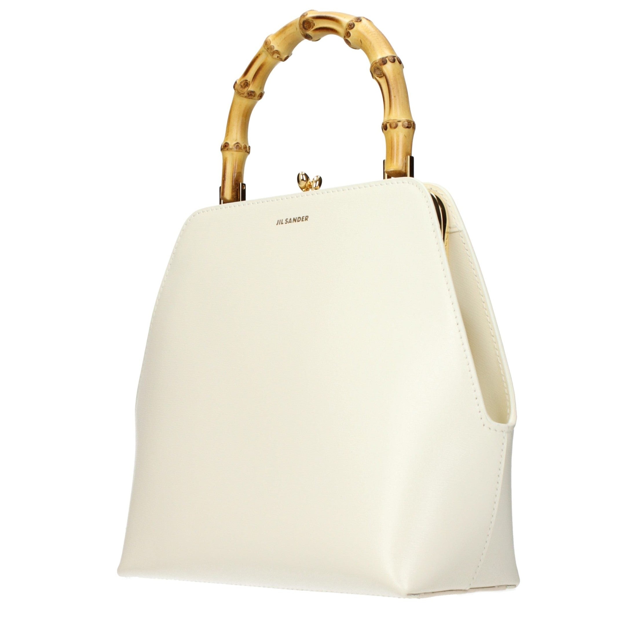 Jil Sander Beige Leather Handbag Jil Sander