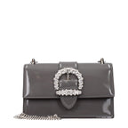 Jimmy Choo Gray Leather Shoulder Bag Jimmy Choo